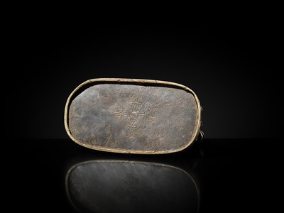 Lot 23 - A LARGE GILT-BRONZE FIGURE OF YAMA DHARMARAJA, 17TH-18TH CENTURY