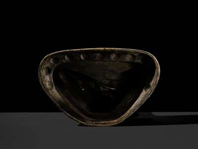 Lot 13 - A LARGE (56 CM) AND IMPORTANT BRONZE FIGURE OF SHADAKSHARI LOKESHVARA, CENTRAL TIBET, CIRCA 14TH CENTURY