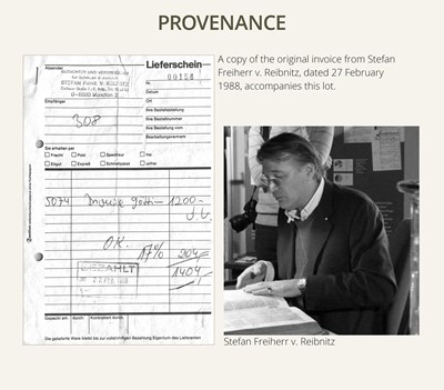 A RARE AND LARGE SILVER-INLAID BRONZE FIGURE OF VAIKUNTHA VISHNU, KASHMIR, 9TH-10TH CENTURY