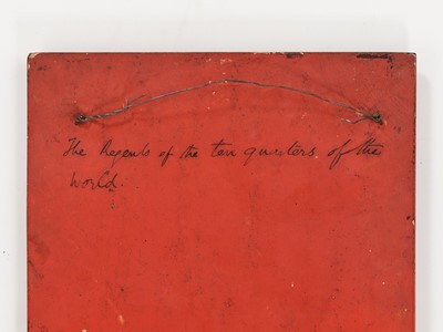 Lot 766 - A JAIN ‘THE REGENTS OF THE TEN QUARTERS OF THE WORD’ WOOD PANEL