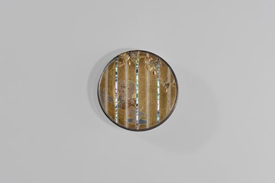 Lot 301 - SHIBATA ZESHIN (1807-1891): A MASTERFUL INLAID LACQUER KOGO (INCENSE BOX) DEPICTING DAIKOKU TAKING A SMOKING BREAK