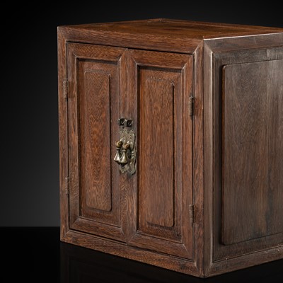 Lot 55 - A SMALL JICHIMU SCHOLAR’S DESK CABINET, 18-19TH CENTURY