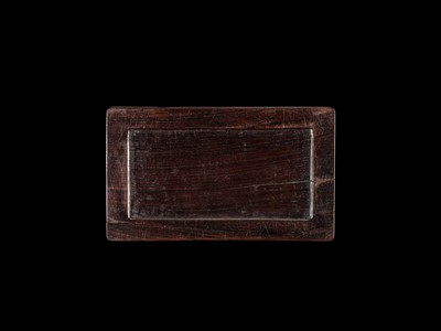 AN EMBELLISHED HUANGHUALI ‘FIVE FISH’ BOX AND COVER, QING DYNASTY, 17TH-18TH CENTURY