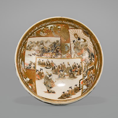 Lot 229 - KOZAN: A FINE SATSUMA CERAMIC BOWL