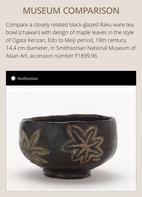 Lot 240 - A KENZAN CHAWAN (TEA BOWL)