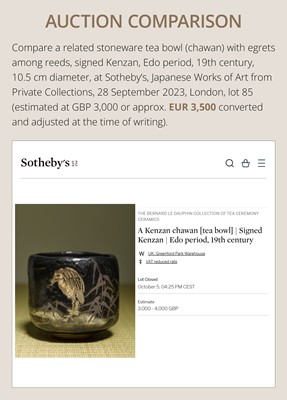 Lot 240 - A KENZAN CHAWAN (TEA BOWL)