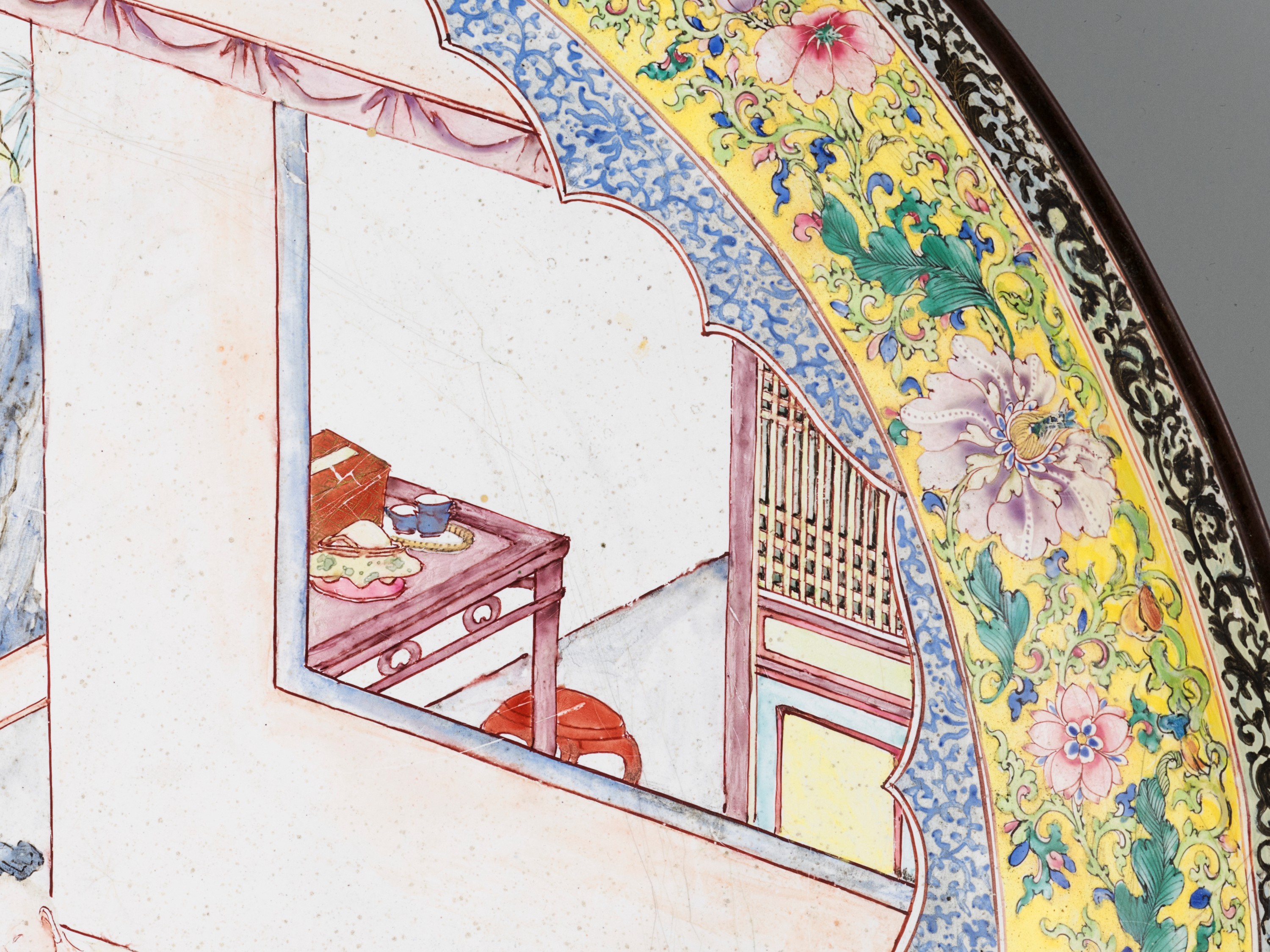 中国美術 白磁 美人絵 香合 送料込み 美術品・アンティーク