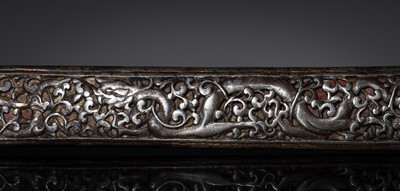 A SHORT SWORD WITH GILT-DAMASCENED IRON MOUNTS, TIBET, CIRCA 16TH-18TH CENTURY