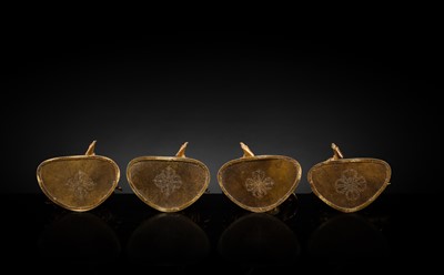 A MAGNIFICENT GROUP OF EIGHT CORAL AND TURQUOISE INLAID GILT COPPER FIGURES OF THE EIGHT GREAT BODHISATTVAS, TIBET, 20TH CENTURY