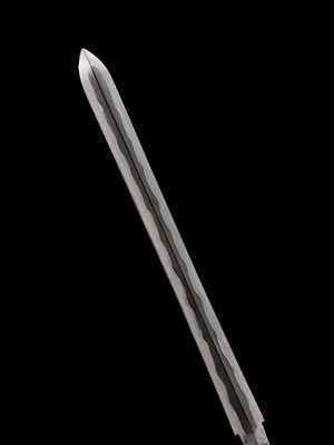 Lot 143 - AN IMPRESSIVE AND RARE KEN (DOUBLE-EDGED STRAIGHT SWORD) IN SUPERB ‘DRAGON’ KOSHIRAE