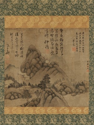 Lot 631 - ‘MOUNTAIN LANDSCAPE’, ANONYMOUS, YUAN TO MING DYNASTY