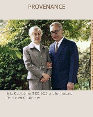 Lot 12 - A RARE EGYPTIAN SANDSTONE FRAGMENT OF A STELOPHOROUS STATUE DEPICTING AN IRY-PAT, NEW KINGDOM, 19TH DYNASTY