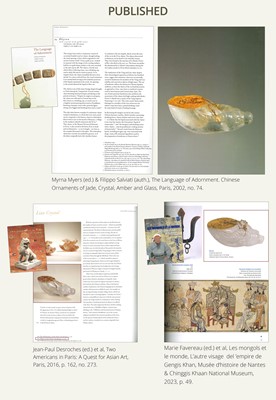 Lot 52 - AN EXTREMELY RARE ROCK CRYSTAL ‘BOVINE HEAD’ RHYTON WITH GOLD COVER, LIAO DYNASTY