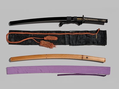 YOSHIMICHI: A MISHINA SCHOOL KATANA WITH NBTHK TOKUBETSU HOZON TOKEN CERTIFICATE