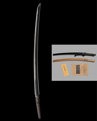 YOSHIMICHI: A MISHINA SCHOOL KATANA WITH NBTHK TOKUBETSU HOZON TOKEN CERTIFICATE