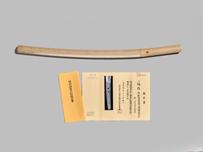 YUKIHIRO: A WAKIZASHI IN FINE MOUNTS, WITH NBTHK TOKUBETSU HOZON TOKEN CERTIFICATE FOR THE BLADE