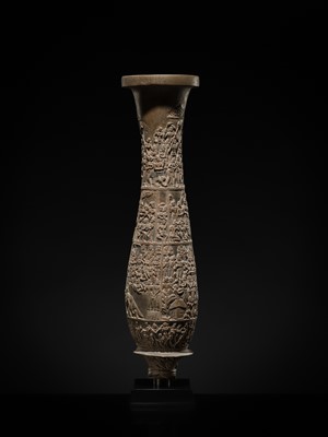 A VERY LARGE AND IMPORTANT CHANDRAKETUGARH POTTERY VESSEL, 2ND-1ST CENTURY BC