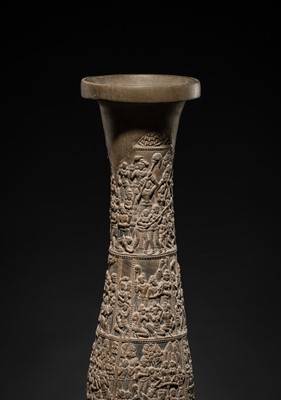 A VERY LARGE AND IMPORTANT CHANDRAKETUGARH POTTERY VESSEL, 2ND-1ST CENTURY BC