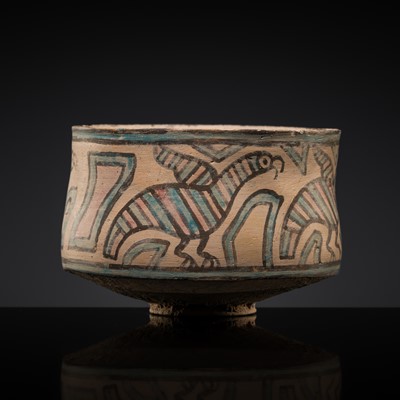 Lot 280 - A POLYCHROME EARTHENWARE ‘BIRD’ JAR, INDUS VALLEY CIVILIZATION, NAL CULTURE