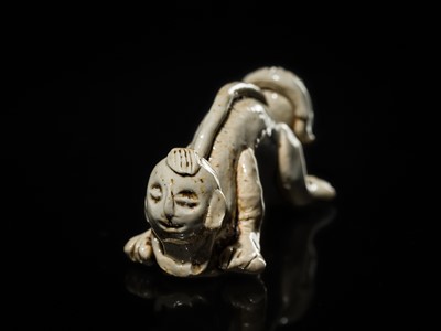 Lot 34 - A FINE COLLECTION OF EIGHTEEN QINGBAI FIGURES, SONG DYNASTY