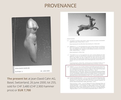 Lot 74 - A FINE BRONZE LEAPING STAG, ROMAN, CIRCA 1ST-2ND CENTURY