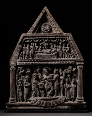 Lot 226 - THE CONCEPTION AND BIRTH OF GAUTAMA BUDDHA, 2ND-3RD CENTURY