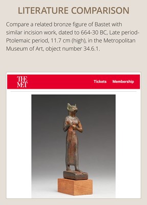 Lot 7 - AN EXCEEDINGLY RARE BRONZE OF A PANTHEISTIC DEITY, PTOLEMAIC PERIOD