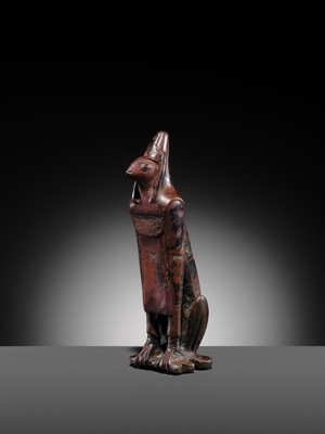 Lot 7 - AN EXCEEDINGLY RARE BRONZE OF A PANTHEISTIC DEITY, PTOLEMAIC PERIOD