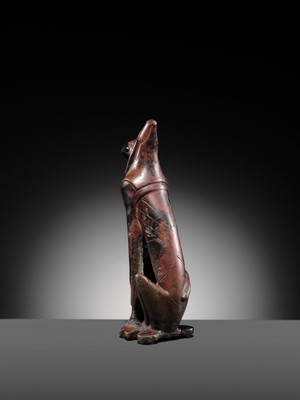 Lot 7 - AN EXCEEDINGLY RARE BRONZE OF A PANTHEISTIC DEITY, PTOLEMAIC PERIOD