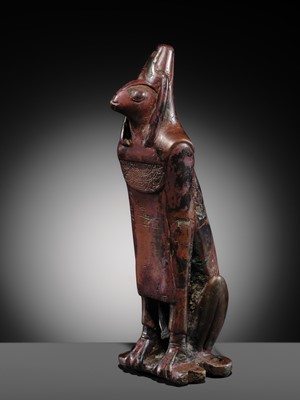 Lot 7 - AN EXCEEDINGLY RARE BRONZE OF A PANTHEISTIC DEITY, PTOLEMAIC PERIOD