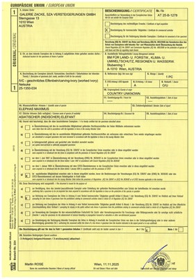 Lot 146 - MASAYOSHI: A FINE OSAKA SCHOOL IVORY NETSUKE OF A CUCUMBER AND DRAGONFLY