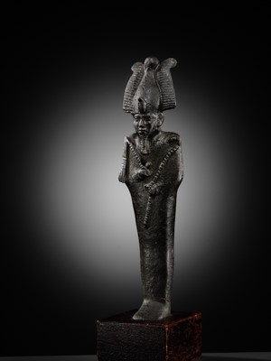 Lot 2 - A BRONZE OSIRIS, LATE PERIOD TO PTOLEMAIC ERA