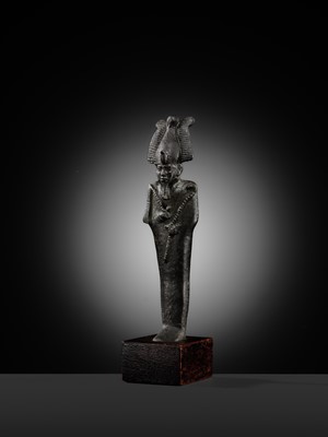 Lot 2 - A BRONZE OSIRIS, LATE PERIOD TO PTOLEMAIC ERA