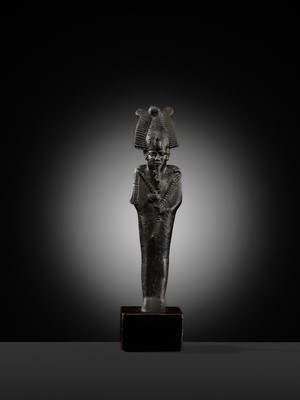 Lot 2 - A BRONZE OSIRIS, LATE PERIOD TO PTOLEMAIC ERA