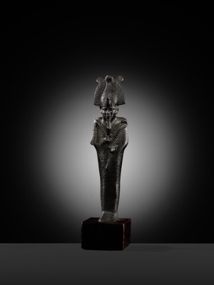 Lot 2 - A BRONZE OSIRIS, LATE PERIOD TO PTOLEMAIC ERA