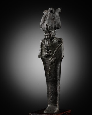 Lot 2 - A BRONZE OSIRIS, LATE PERIOD TO PTOLEMAIC ERA
