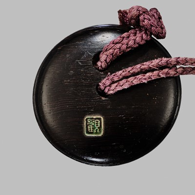 Lot 11 - OGAWA HARITSU: THE ‘F. M. JONAS’ COMPLETE SET OF TWELVE INRO WITH MATCHING OJIME AND NETSUKE REPRESENTING THE TWELVE MONTHS