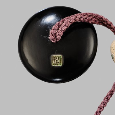 Lot 11 - OGAWA HARITSU: THE ‘F. M. JONAS’ COMPLETE SET OF TWELVE INRO WITH MATCHING OJIME AND NETSUKE REPRESENTING THE TWELVE MONTHS