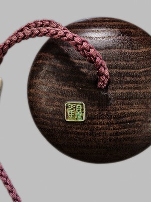 Lot 11 - OGAWA HARITSU: THE ‘F. M. JONAS’ COMPLETE SET OF TWELVE INRO WITH MATCHING OJIME AND NETSUKE REPRESENTING THE TWELVE MONTHS