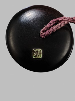 Lot 11 - OGAWA HARITSU: THE ‘F. M. JONAS’ COMPLETE SET OF TWELVE INRO WITH MATCHING OJIME AND NETSUKE REPRESENTING THE TWELVE MONTHS
