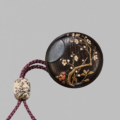 Lot 11 - OGAWA HARITSU: THE ‘F. M. JONAS’ COMPLETE SET OF TWELVE INRO WITH MATCHING OJIME AND NETSUKE REPRESENTING THE TWELVE MONTHS