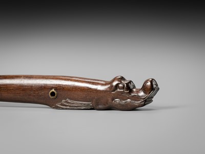 Lot 50 - A WOOD BOKUTO (DOCTOR’S SWORD) OF A SHACHIHOKO (DRAGONFISH)