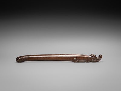 Lot 50 - A WOOD BOKUTO (DOCTOR’S SWORD) OF A SHACHIHOKO (DRAGONFISH)