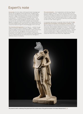 Lot 67 - AN IMPORTANT AND RARE ROMAN MARBLE STATUE OF HERMANUBIS, 1St-2ND CENTURY AD