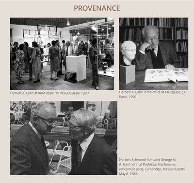 Lot 78 - A GREEK BRONZE MASK OF SILENUS, CIRCA EARLY 5TH CENTURY BC