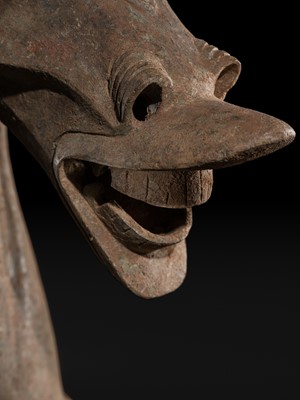 Lot 140 - A MONUMENTAL AND HIGHLY IMPORTANT SICHUAN POTTERY HORSE, HAN DYNASTY, THE LARGEST EVER RECORDED FROM THIS GROUP