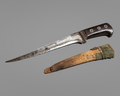 A PESH KABZ WITH WOOD HILT, 18TH CENTURY