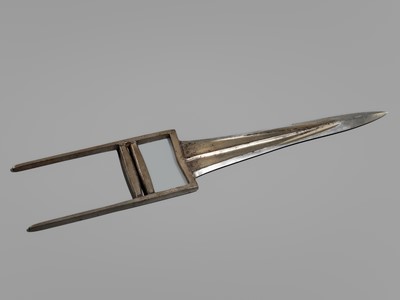 A WOOTZ STEEL PUSH DAGGER, KATAR, 18TH-19TH CENTURY