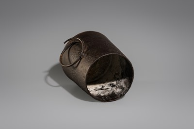 AN IRON KETTLE WITH WAVES AND CLOUDS, CHAGAMA