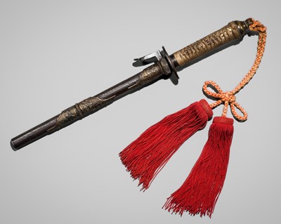 Lot 145 - A RARE IRON JITTE (TRUNCHEON)